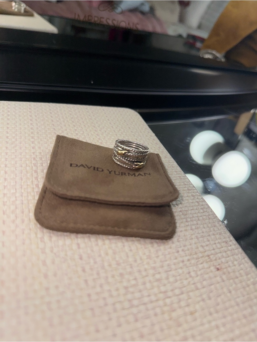 David Yurman double crossover ring